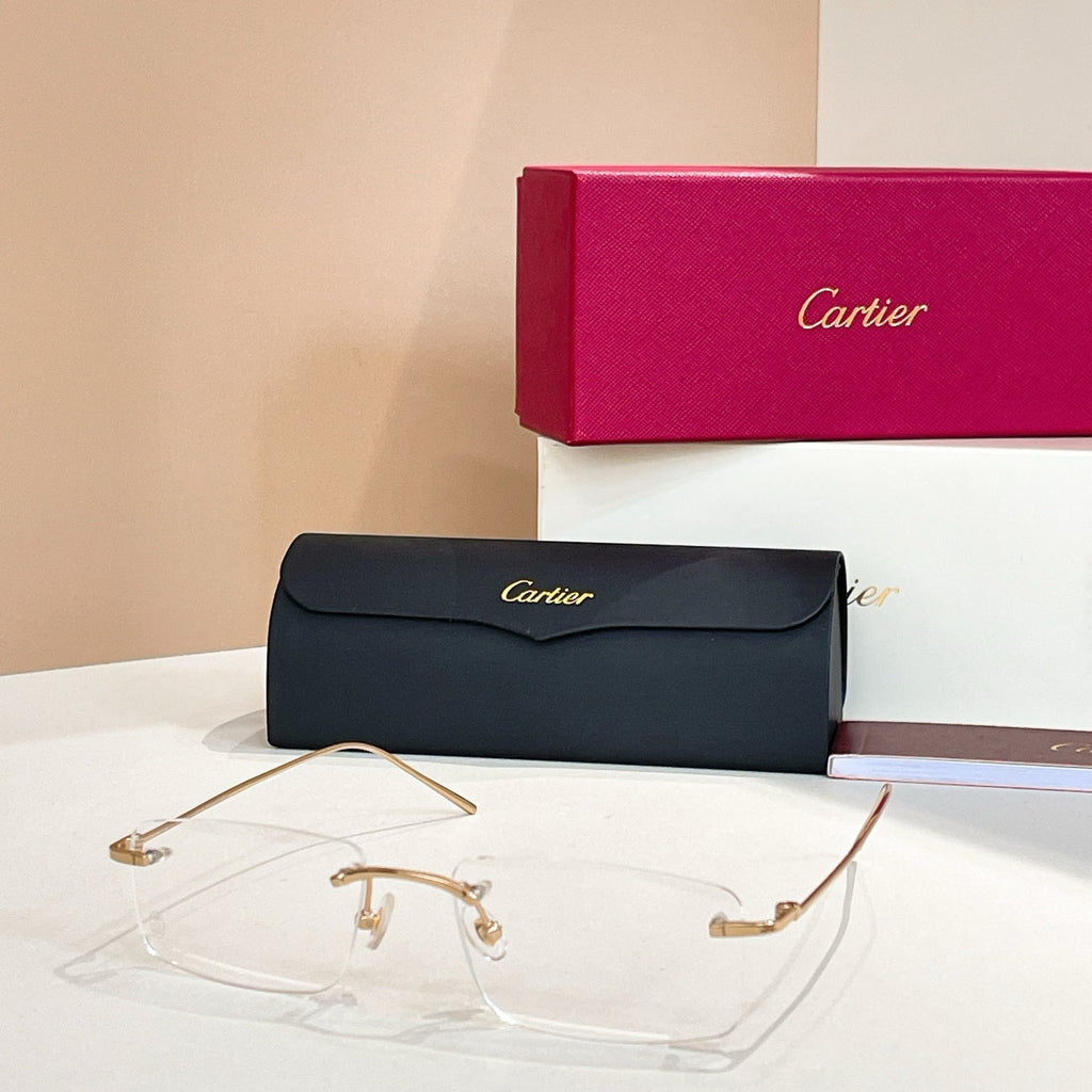 New frameless square sunglasses