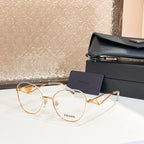 Frameless Metal Transparent Sunglasses