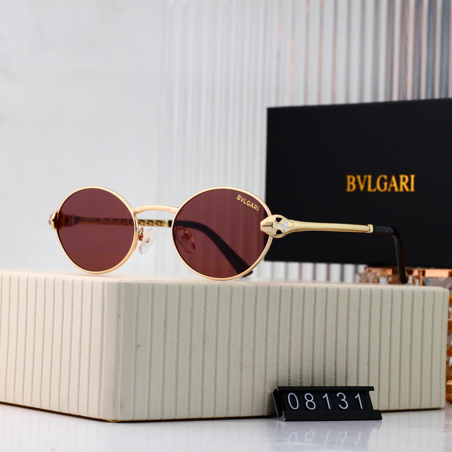 New Full Frame Round Metal Sunglasses