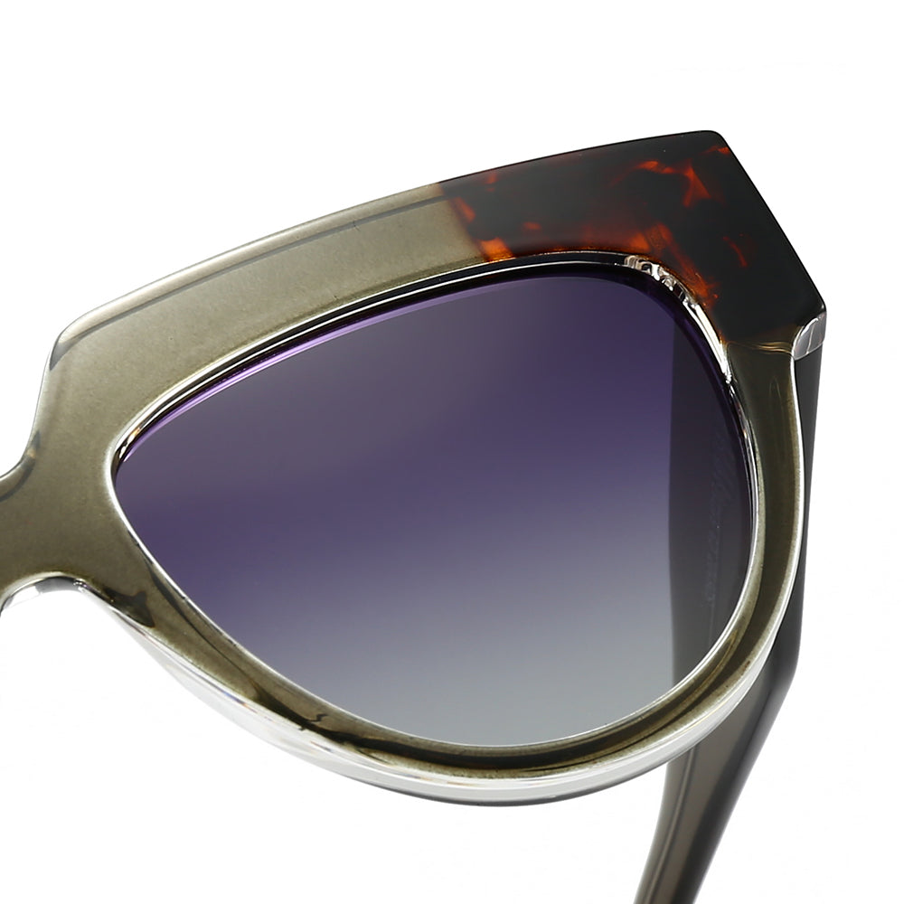 Dollger Low Bridge Fit Geometric Tinted Sunglasses