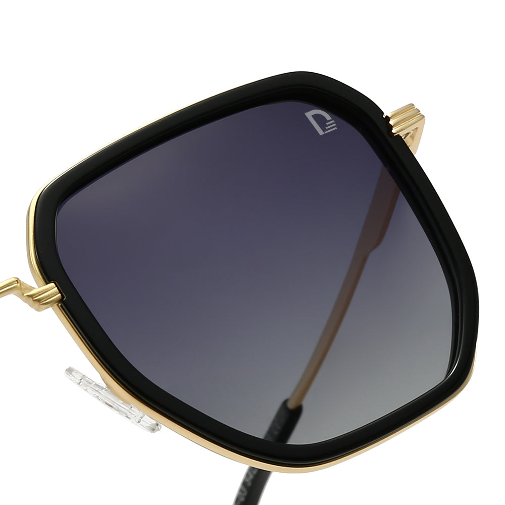 Dollger Retro Polygon Trendy Square Polarized Sunglasses