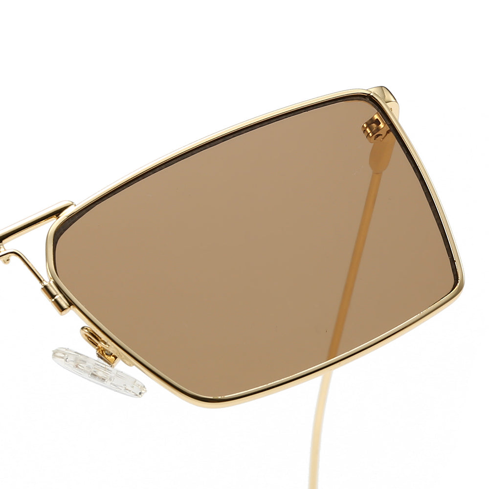 Dollger Square Retro Sunglasses For Small Faces