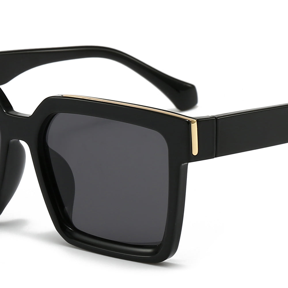 Dollger Oversized Acetate Square Tinted Sunglasses