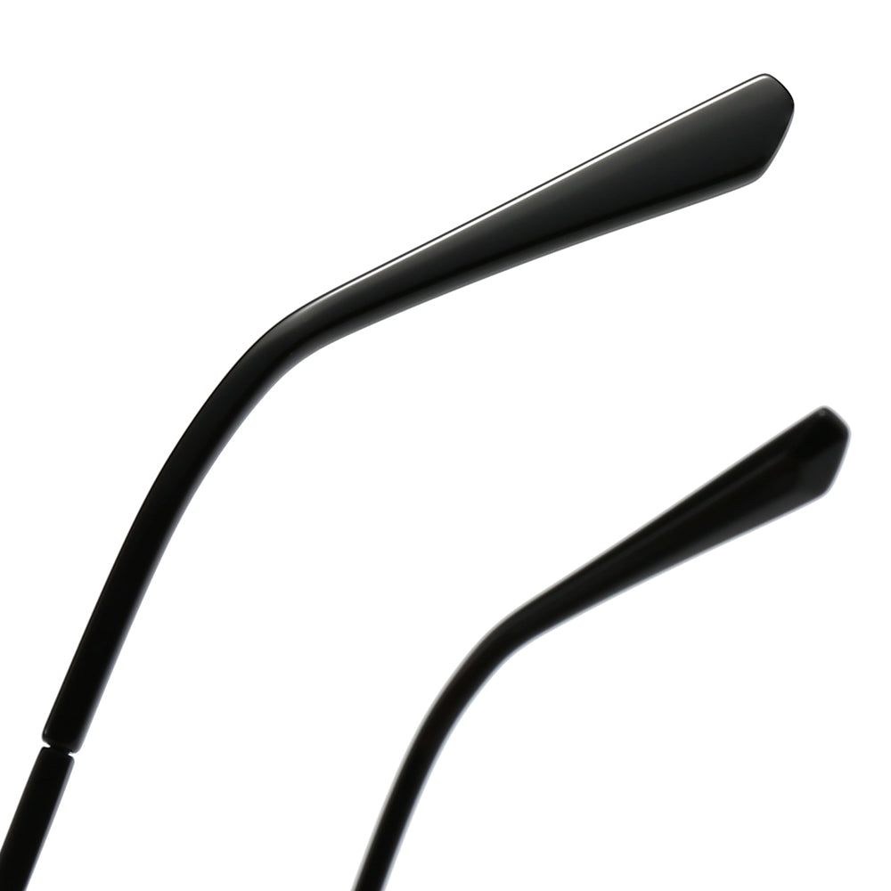 Dollger Rectangular Metal Tinted Sunglasses