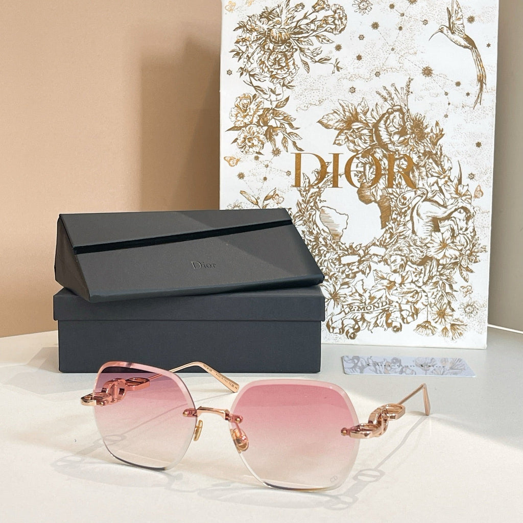 7 colors frameless sunglasses