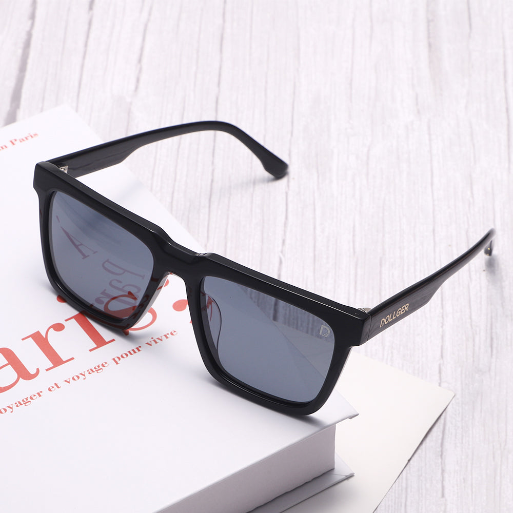 Dollger Square  Hipster Acetate Square Tinted Sunglasses