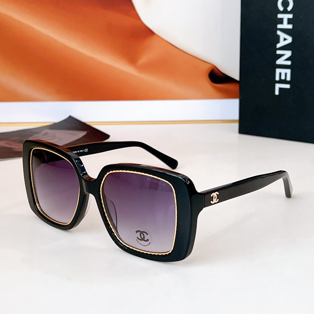 Square anti-glare sunglasses