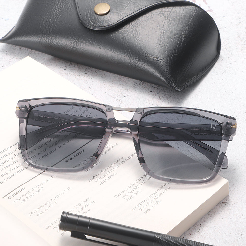 Dollger Square Aviator Tinted Sunglasses