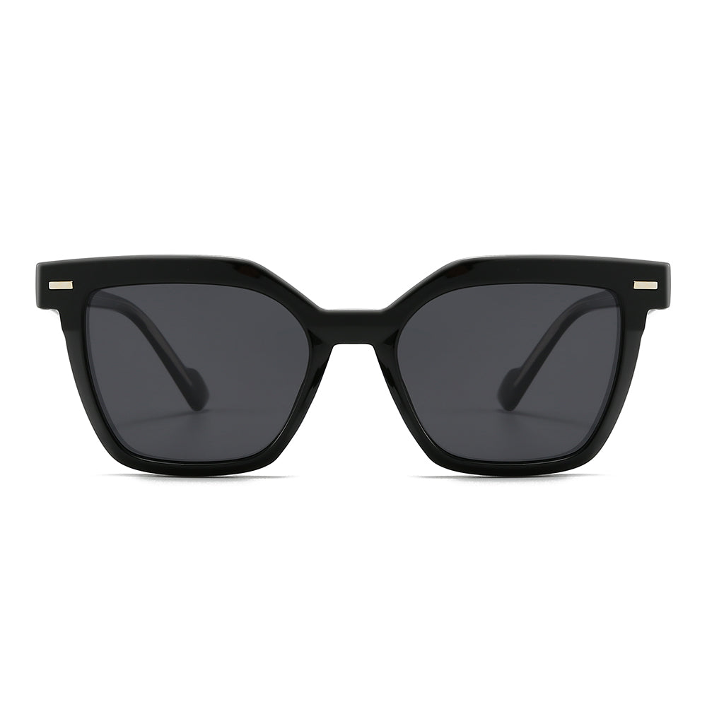 Dollger Wide Thick Square Tinted Sunglasses