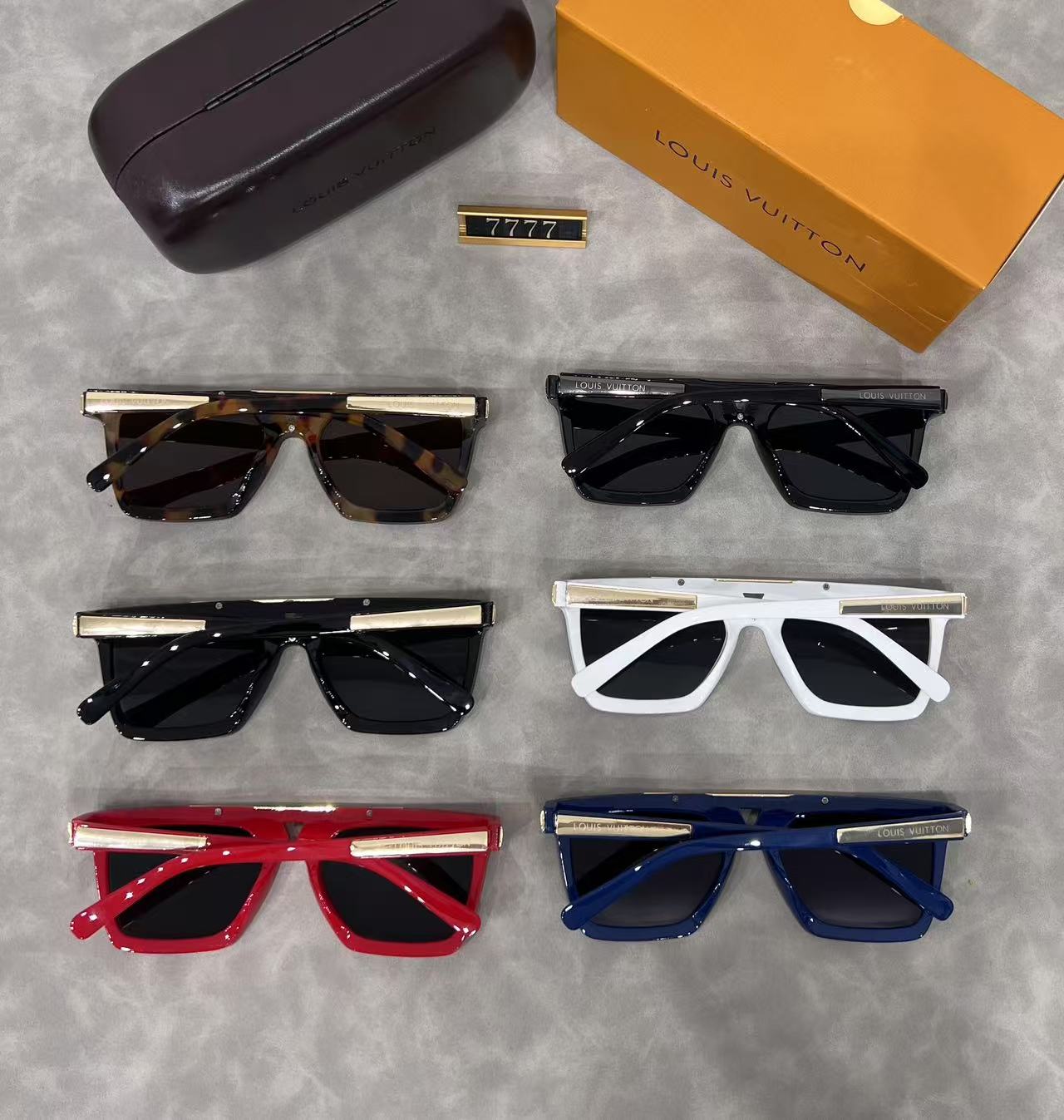 Fashion hot 6 color sunglasses 7777
