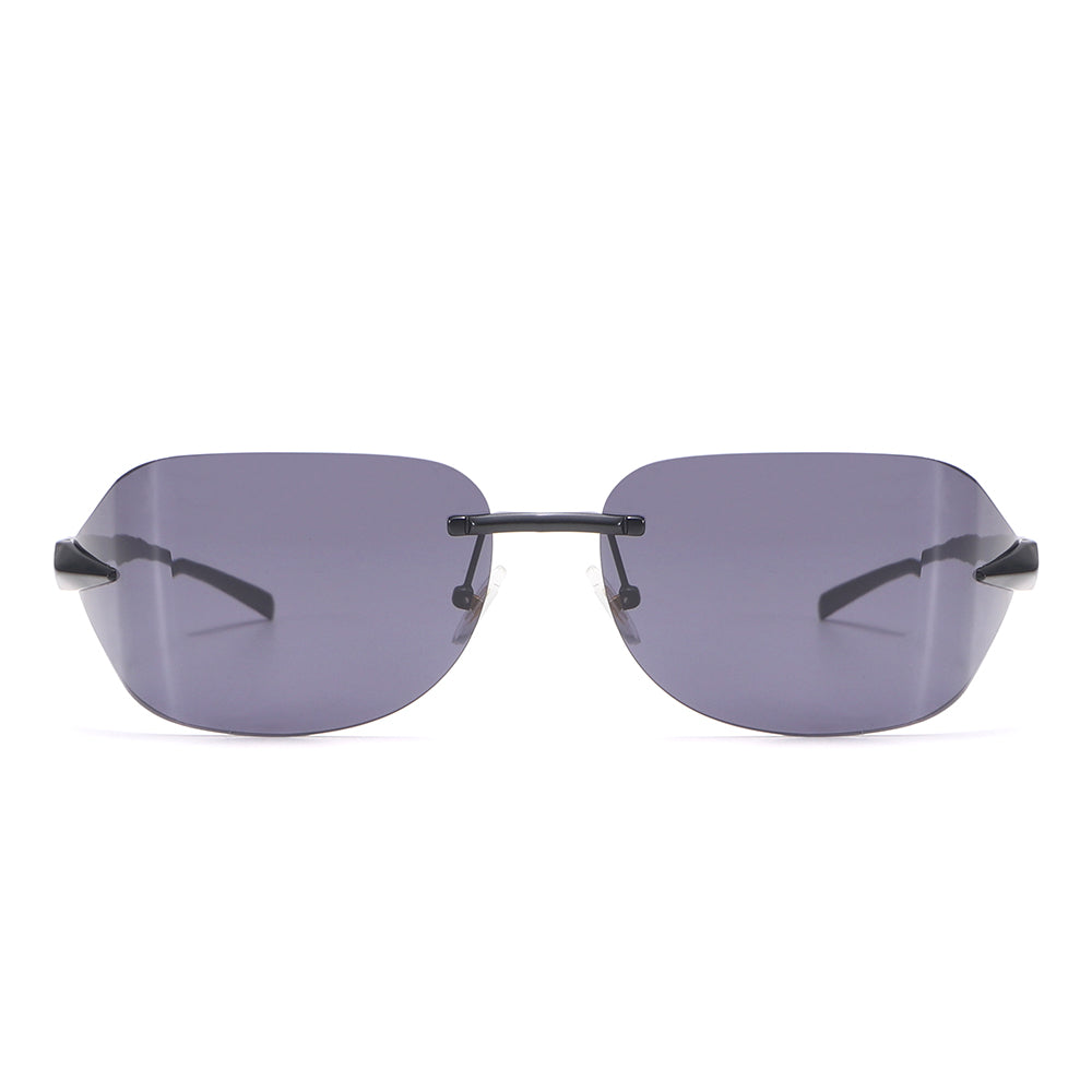 Dollger Rectangle Rimless Tinted Sunglasses