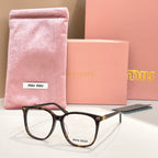 Transparent full frame glasses