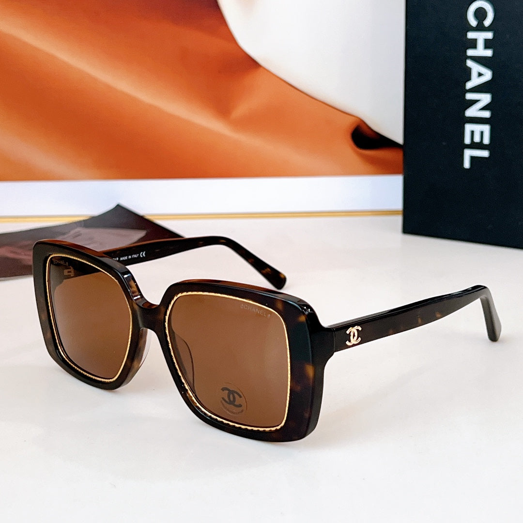 Square anti-glare sunglasses