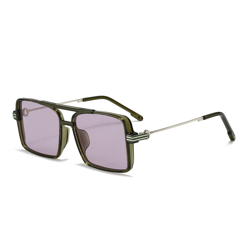 Dollger Square Aviator Fashion Sunglasses