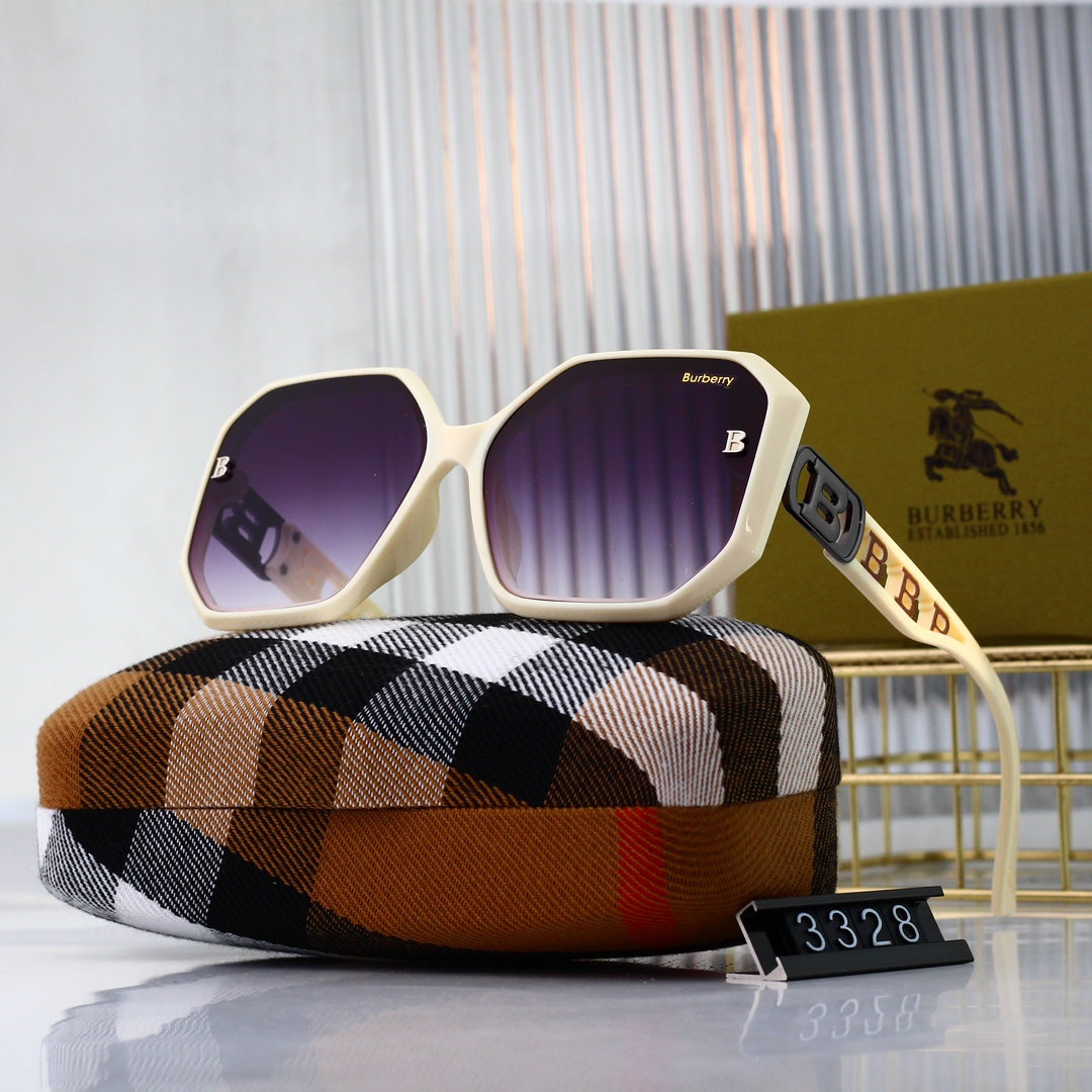 6 colors new prismatic high-definition lens full frame design sunglasses 3328