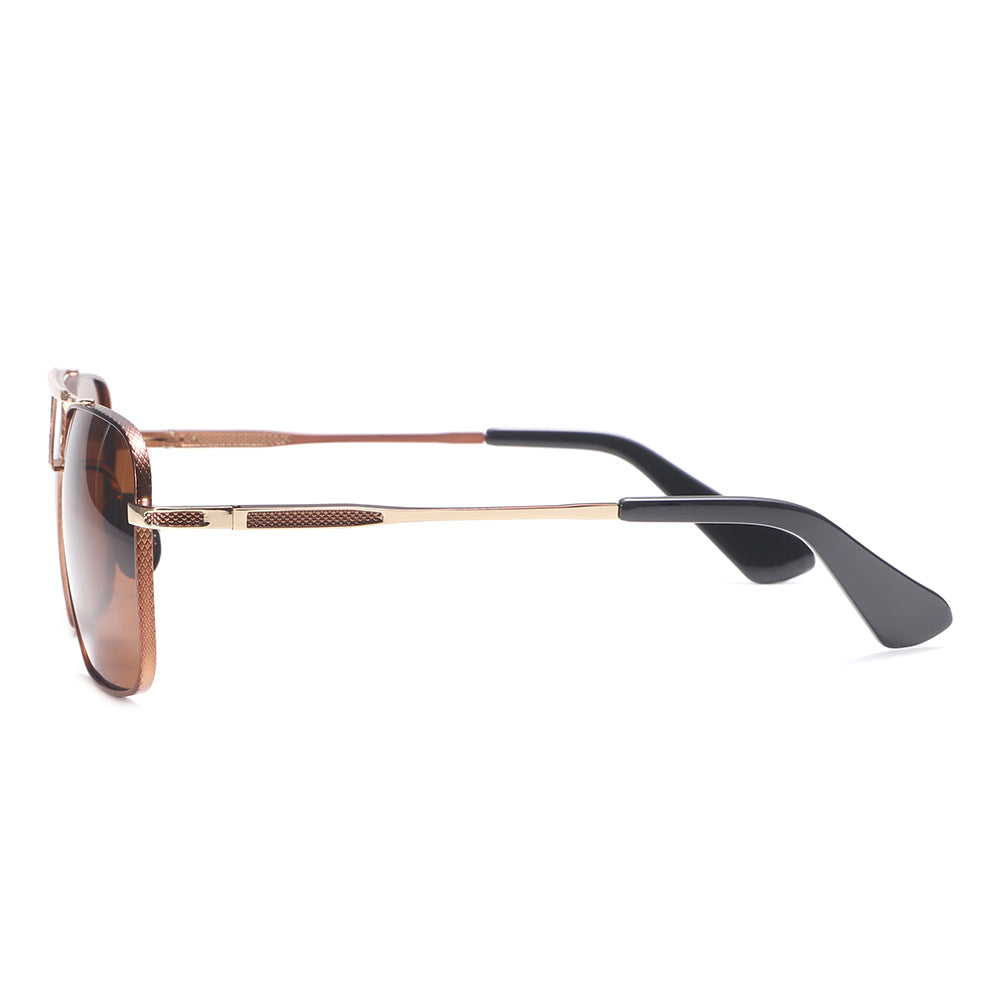 Dollger Square Aviator Metal Sunglasses