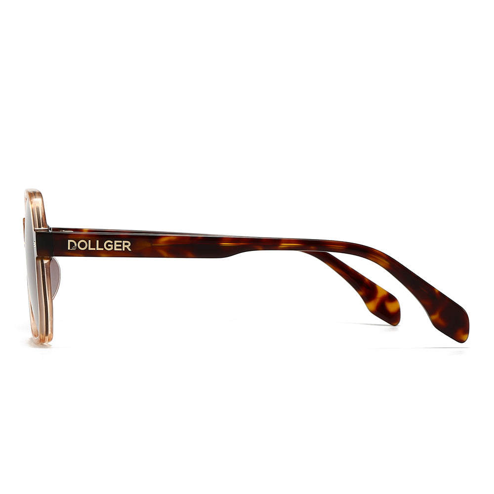 Dollger Hipster Square Full-Rim Sunglasses