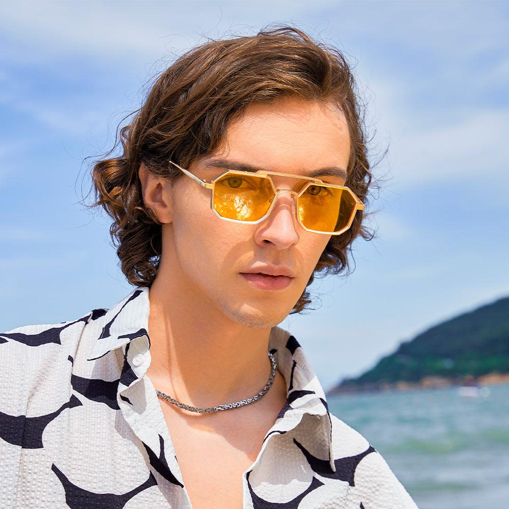 Dollger Octagon Aviator Sunglasses