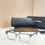 Half frame transparent sunglasses