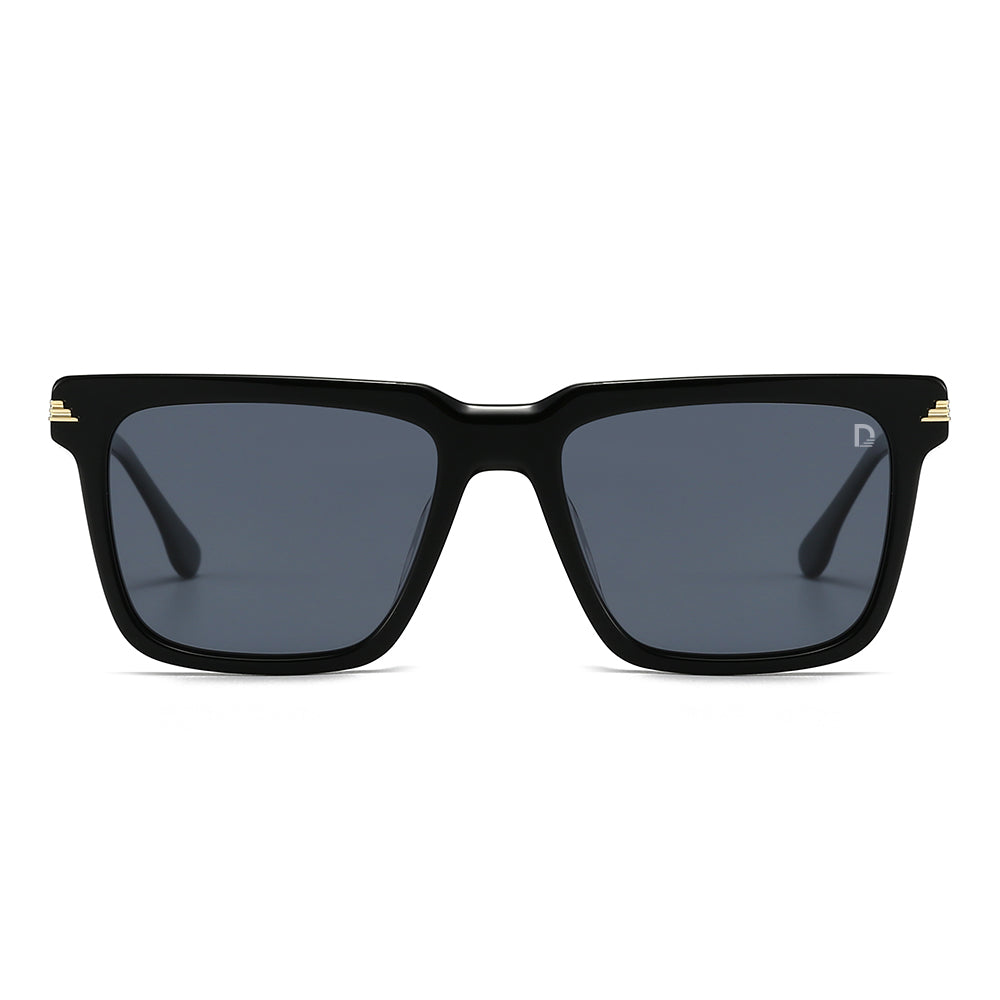 Dollger Square  Hipster Acetate Square Tinted Sunglasses