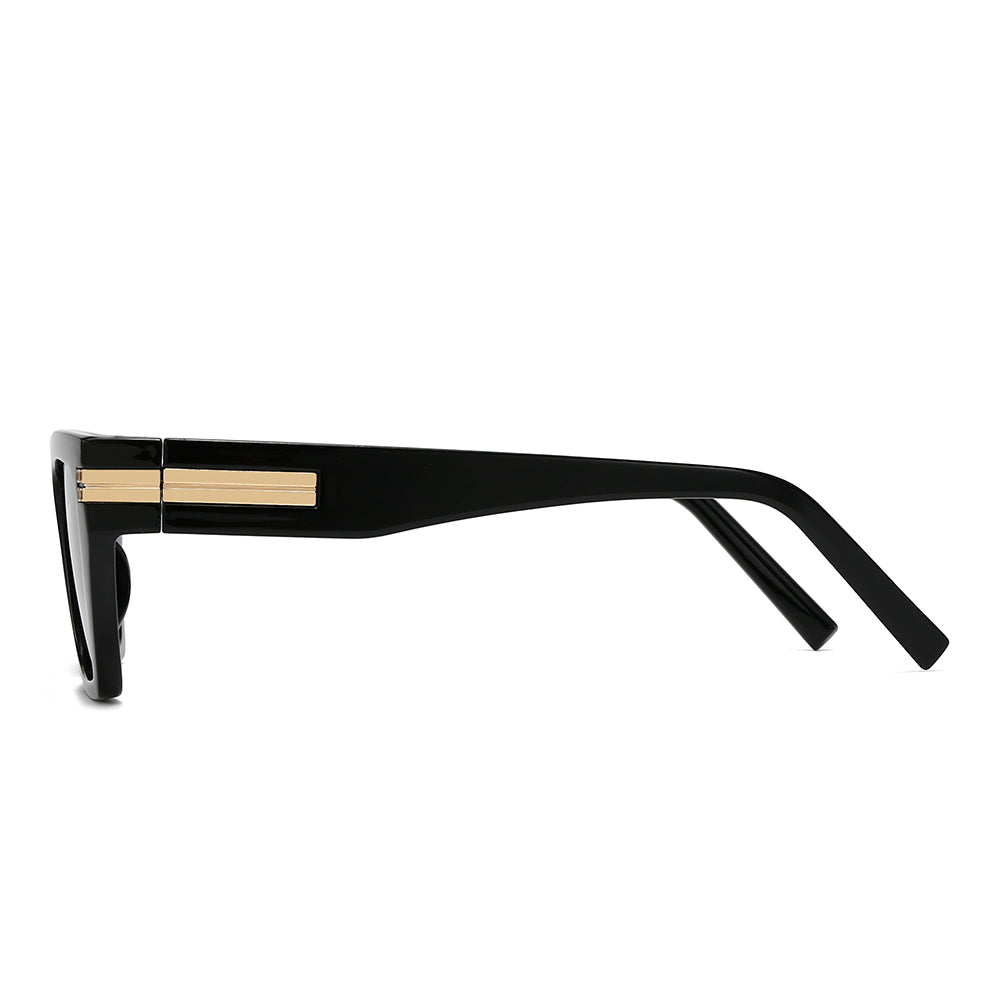 Dollger Thick Geek-Chic Geometric Tinted Sunglasses