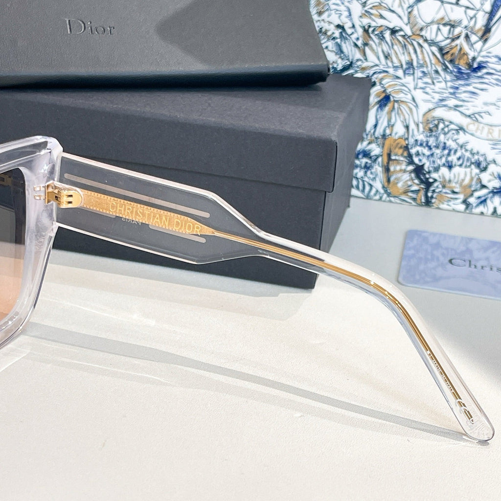 New full frame transparent high value sunglasses