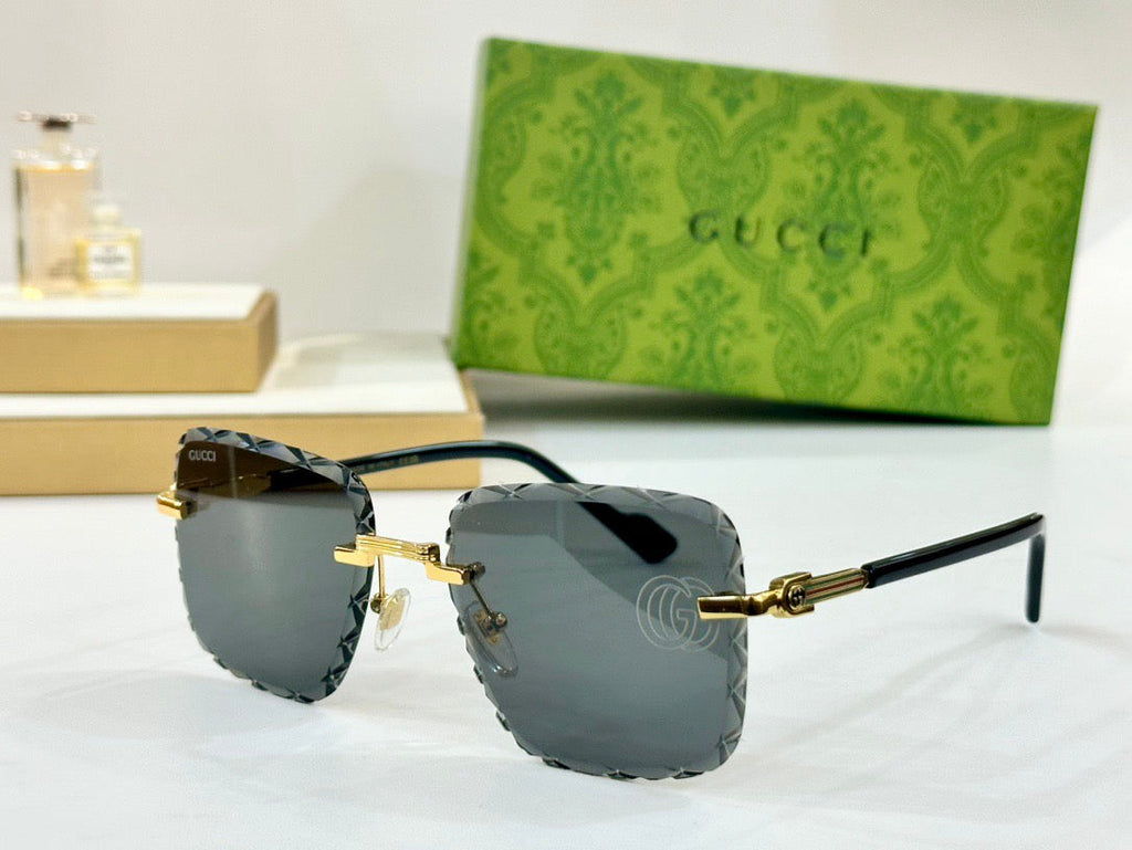 New rimless cut lens sunglasses