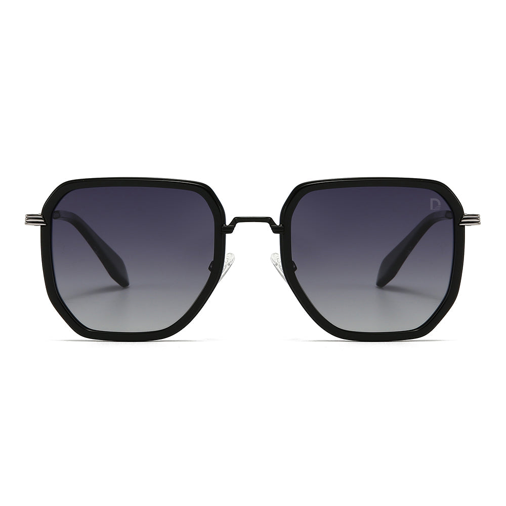 Dollger Retro Polygon Trendy Square Polarized Sunglasses