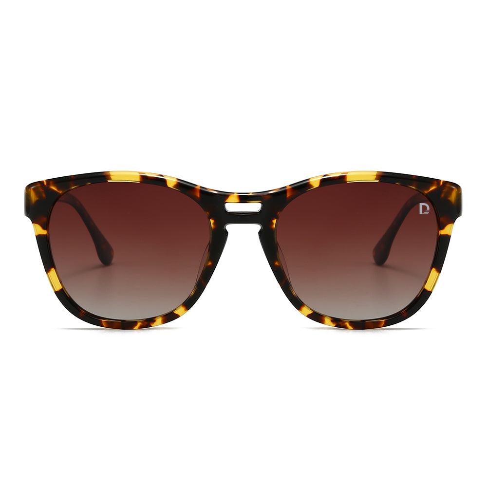 Dollger New Double Brow Bar Design Round Sunglasses