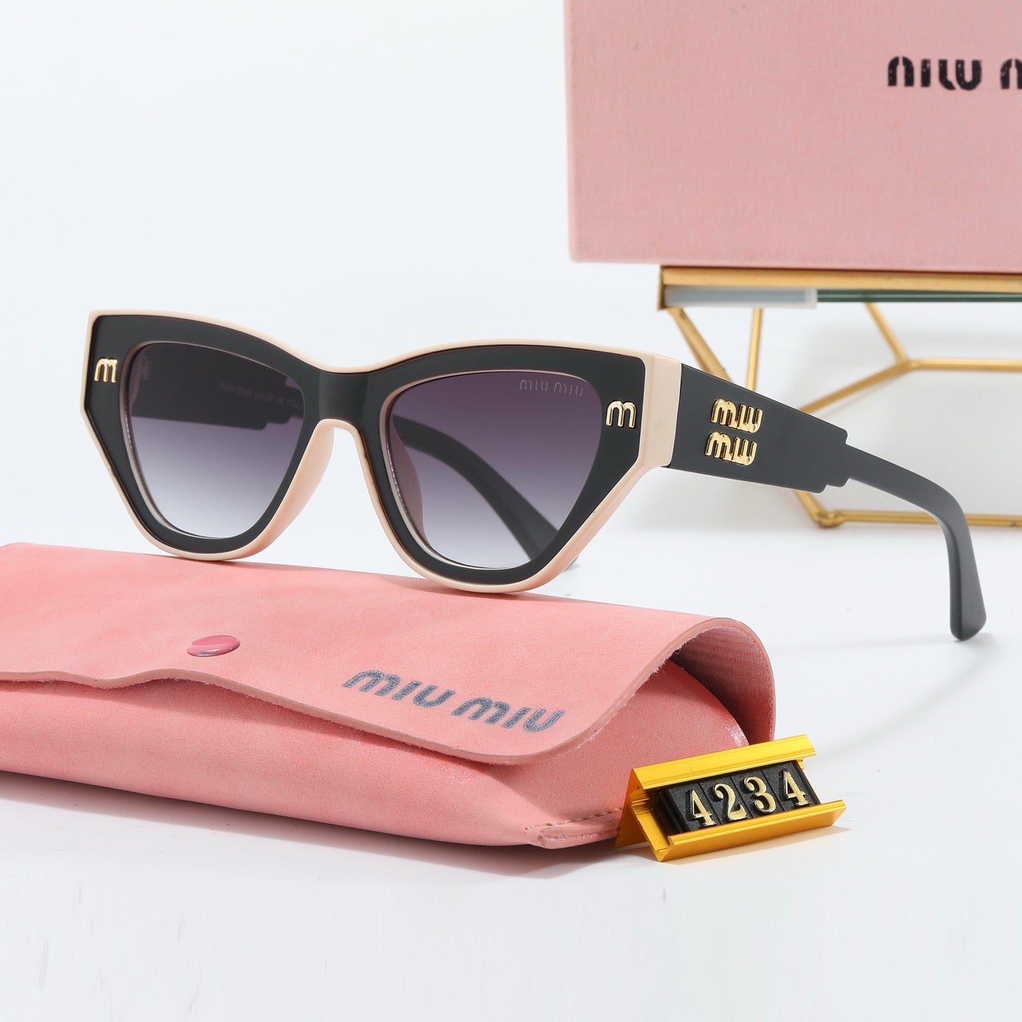 5 colors of fashionable and popular small frame sunglasses 4234