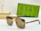 New rimless cut lens sunglasses