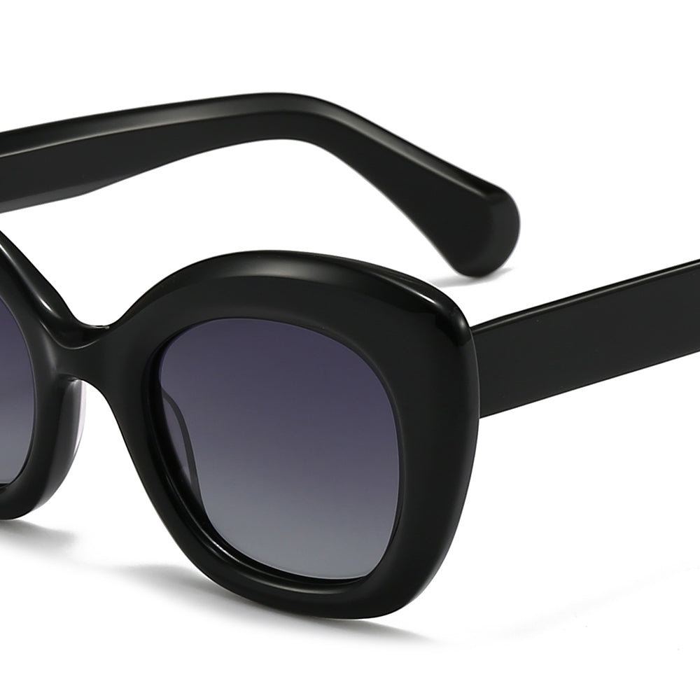 Dollger Oversized Acetate Butterfly Sunglasses