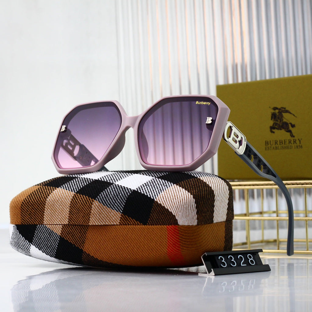 6 colors new prismatic high-definition lens full frame design sunglasses 3328