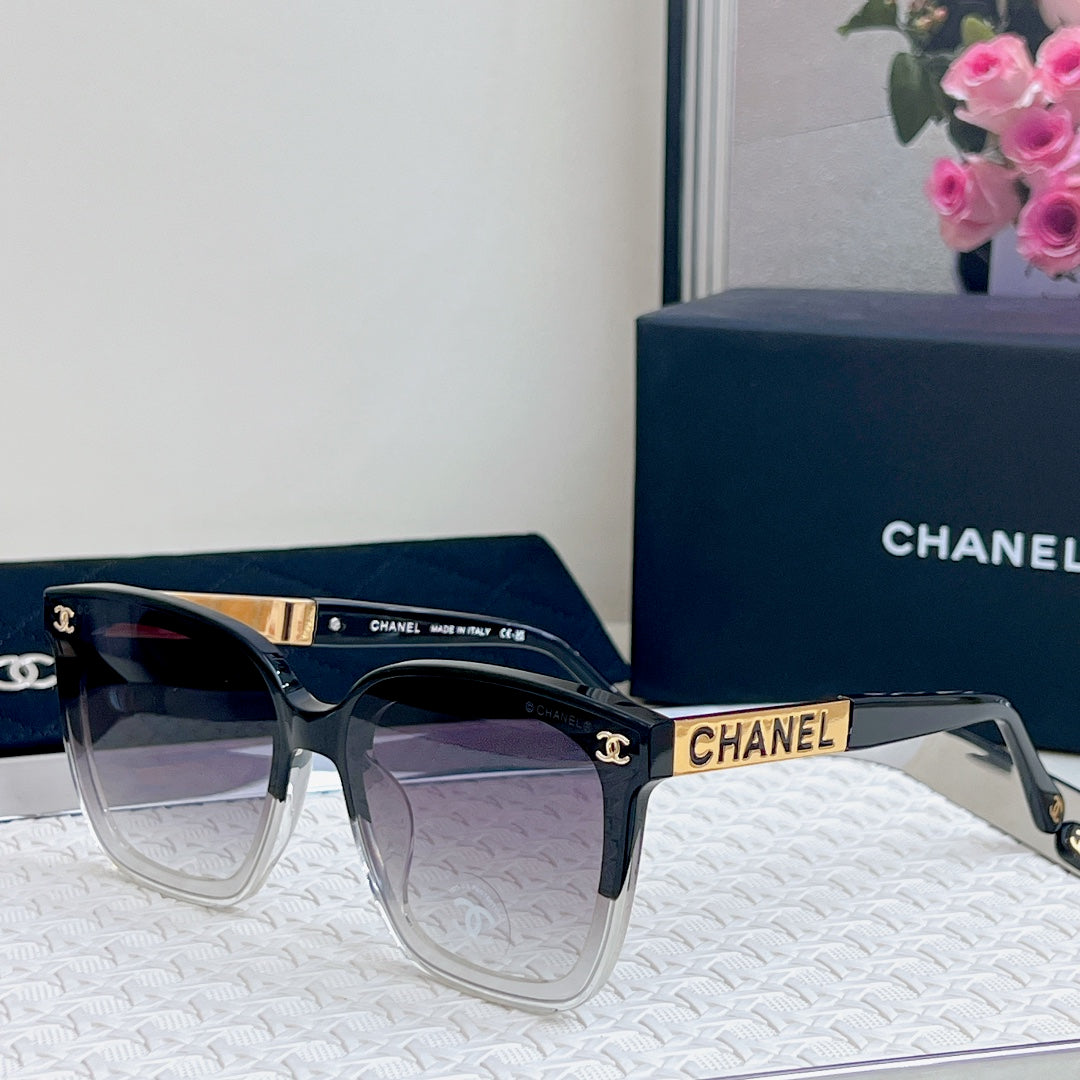 Large Frame Cat Eye Gradient Sunglasses