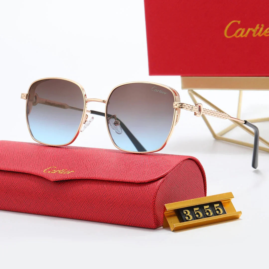5-color fashion CA letter sunglasses polarizer