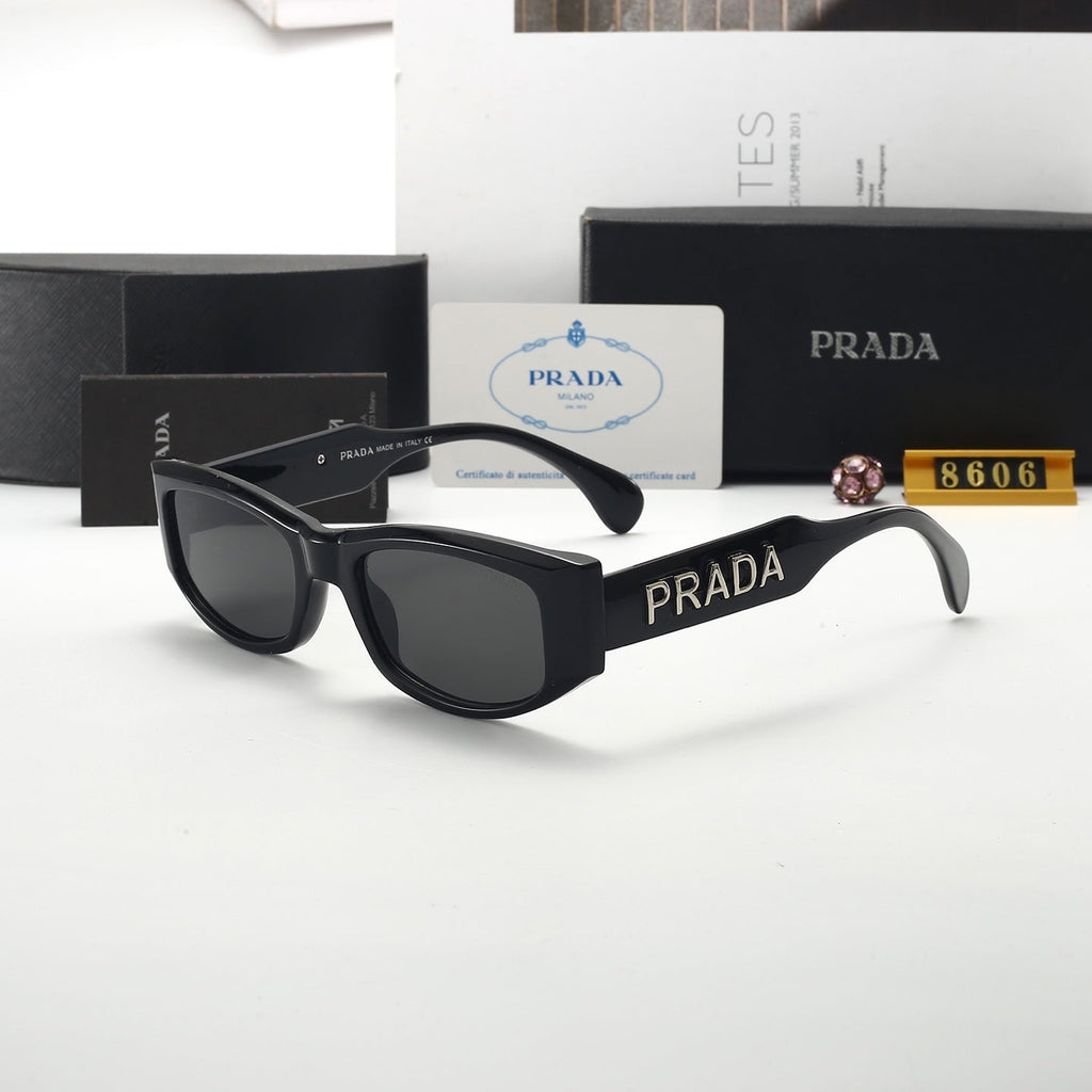 5 colors thin frame sunglasses  8606