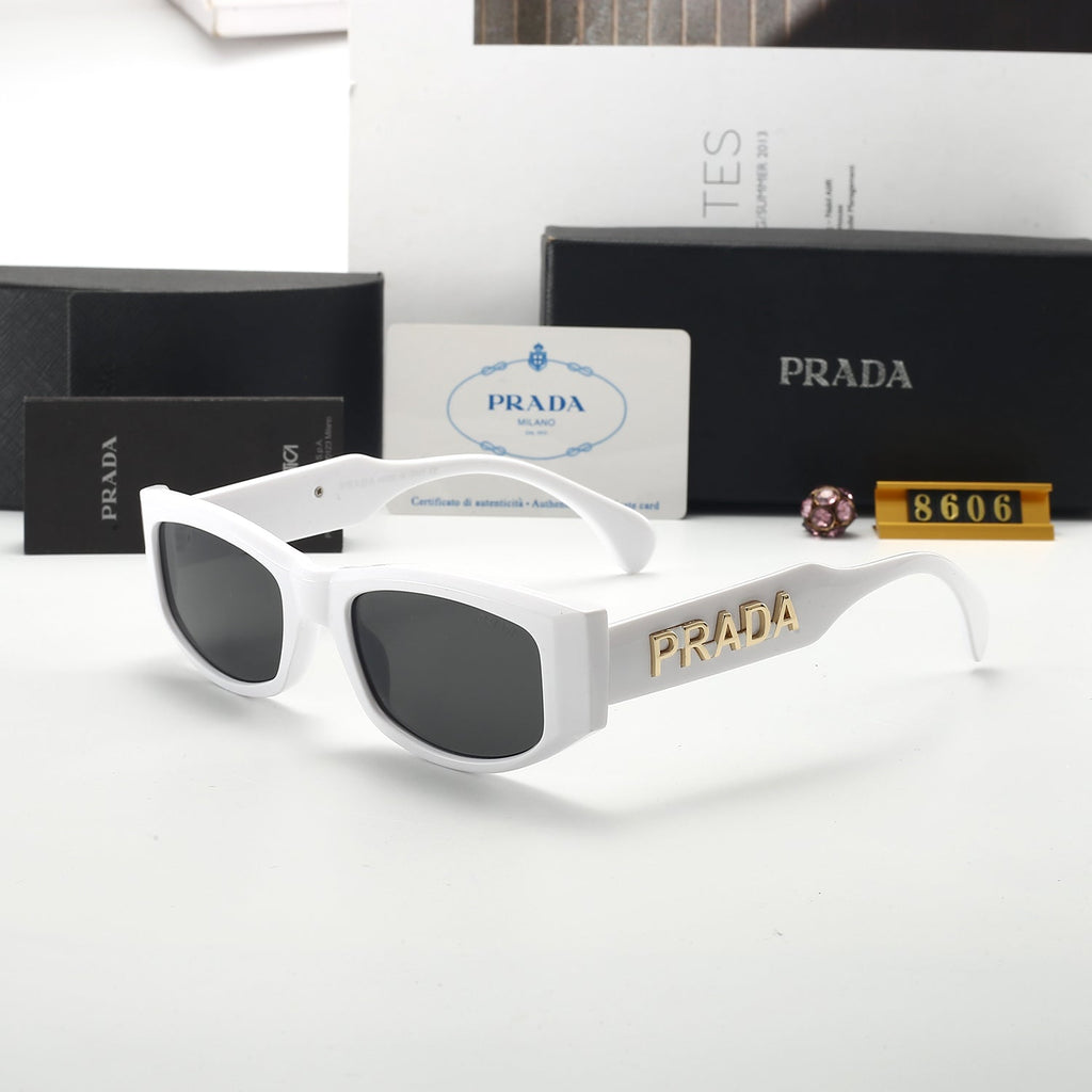 5 colors thin frame sunglasses  8606