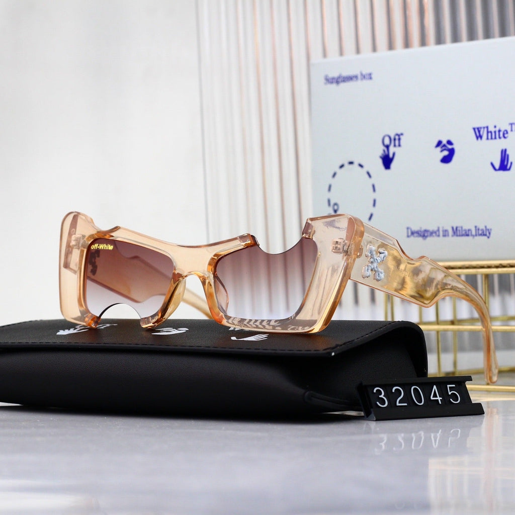 5 colors trendy plain sunglasses  32045