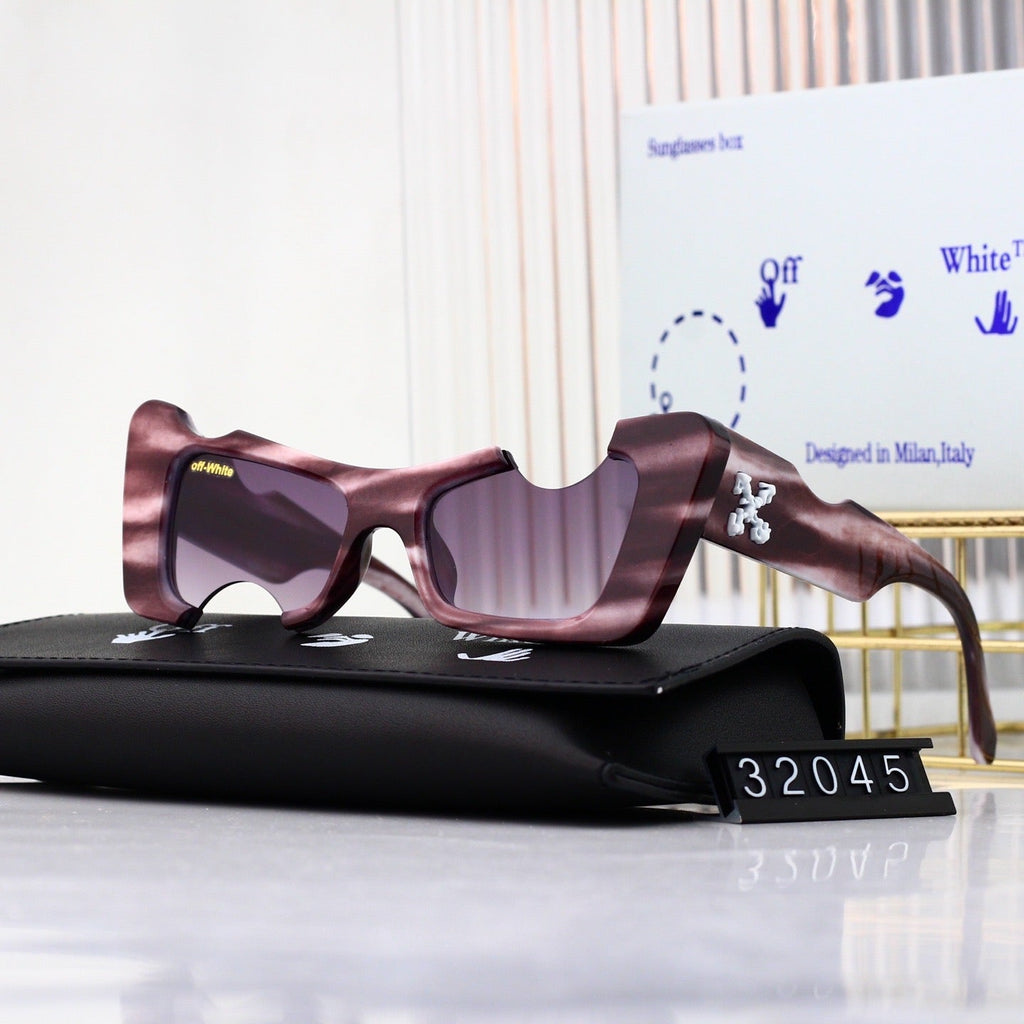 5 colors trendy plain sunglasses  32045