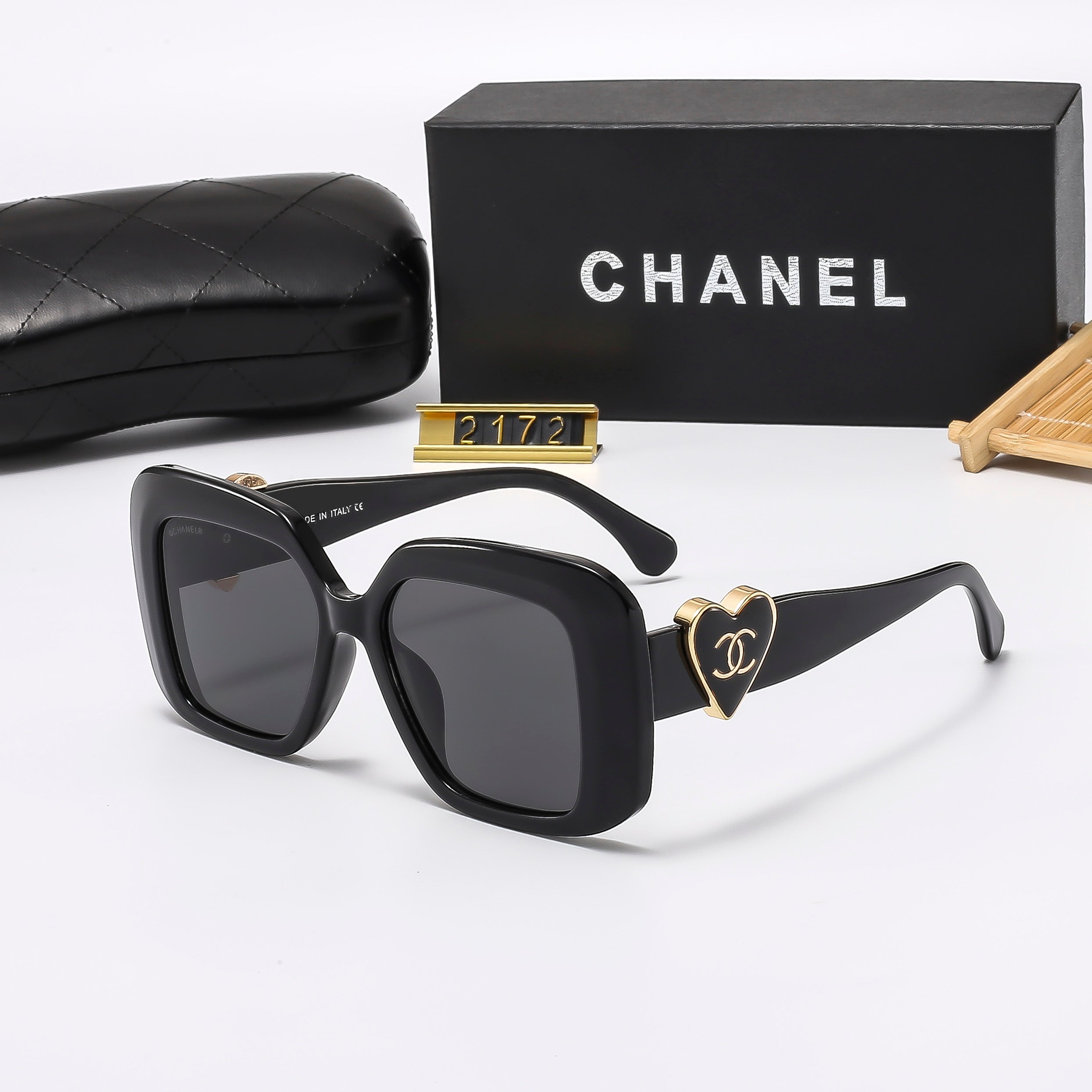 6 Colors Square Frame HD Lens Sunglasses  2172