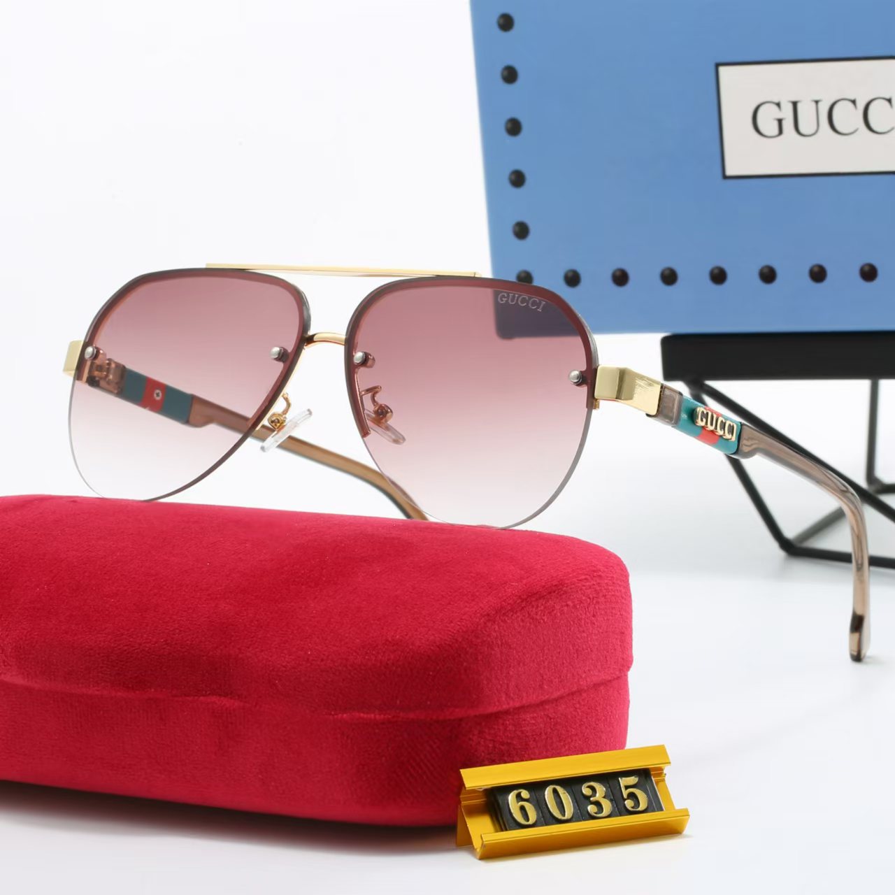 7 colors plain sunglasses 6035