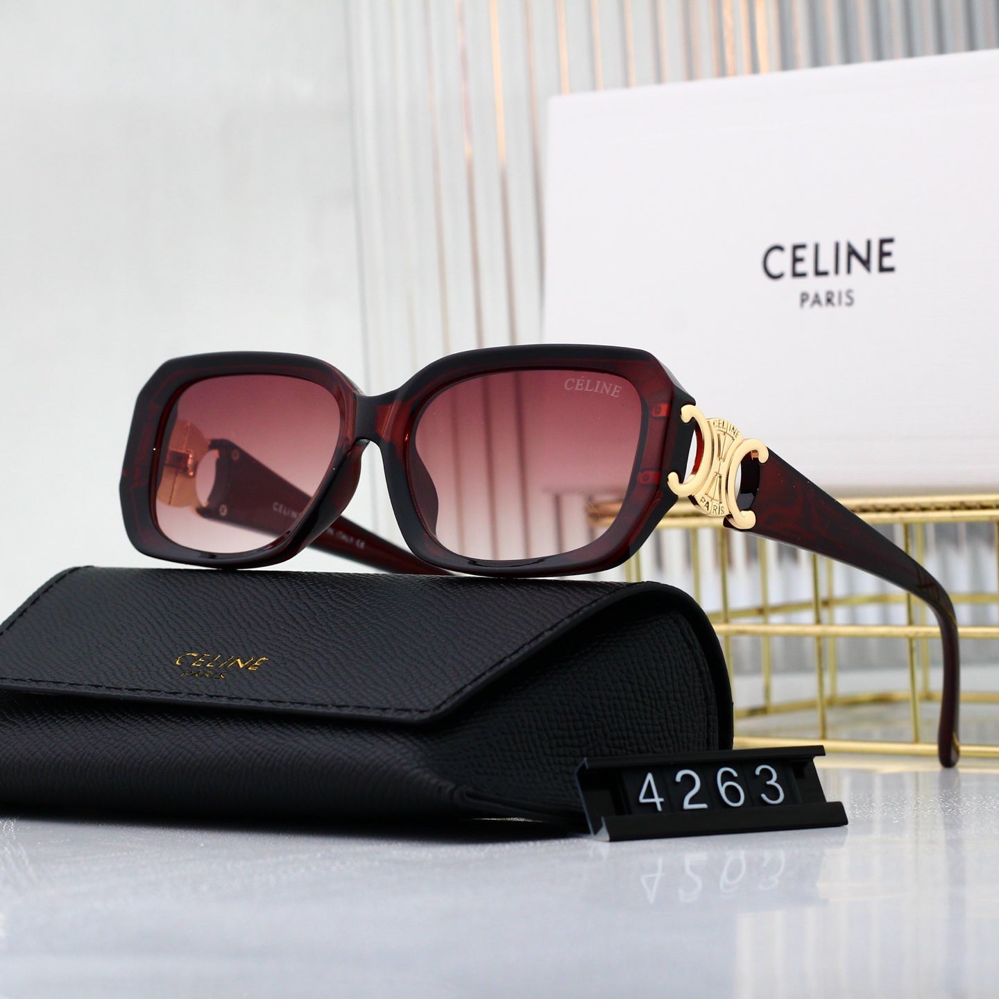 5 Color Trendy Fashion Sunglasses 4263