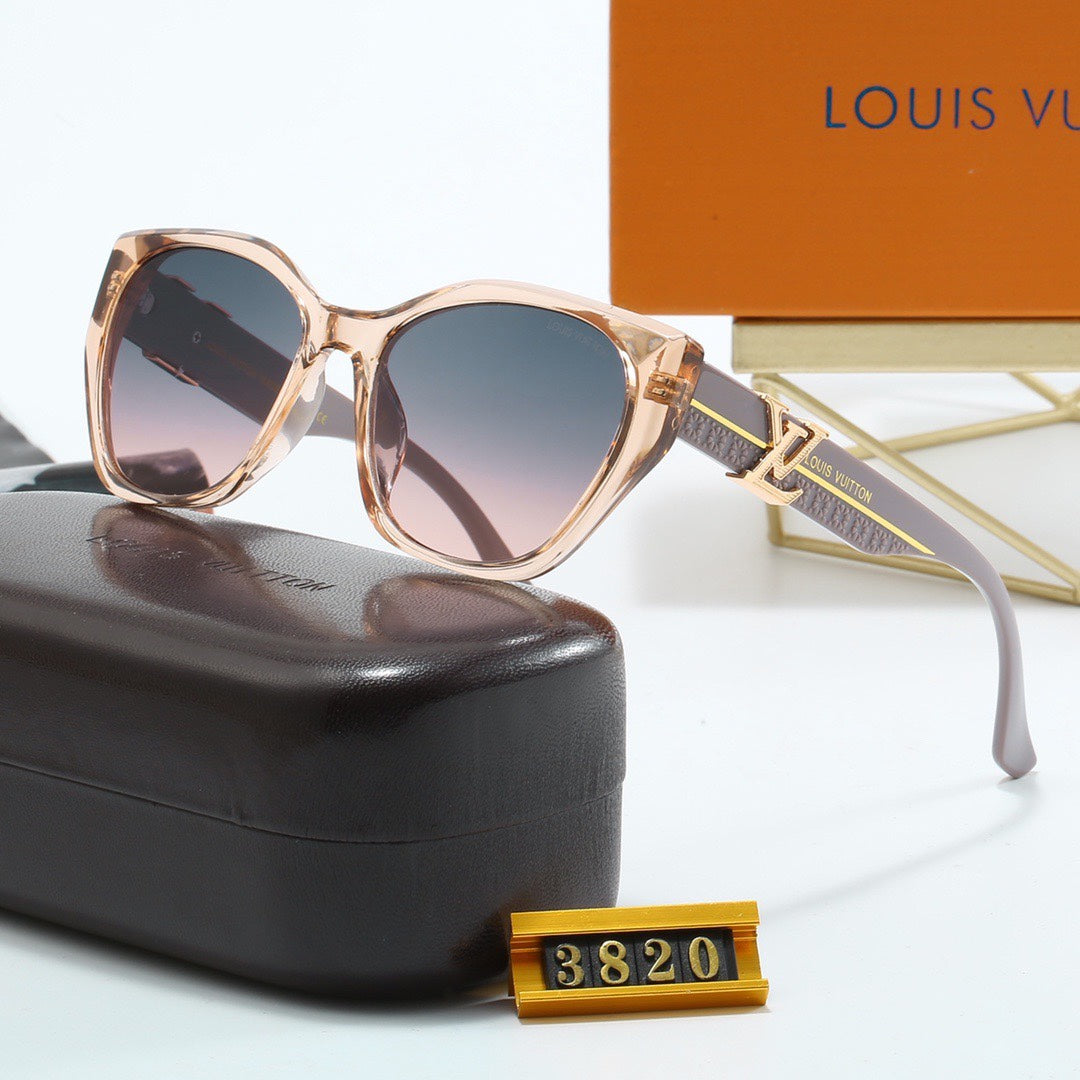 5-color Polaroid nylon HD lenses Full frame sunglasses 3820