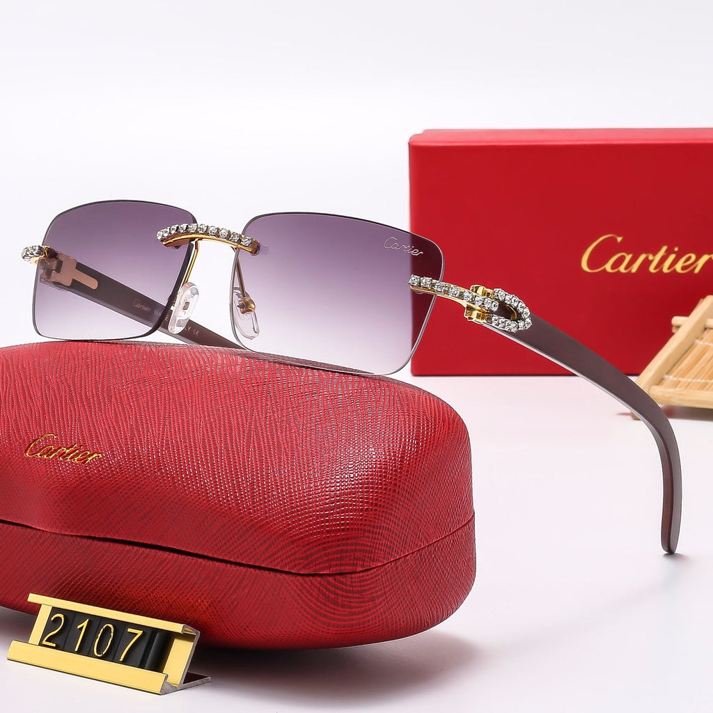 6 colors new style sunglasses for men and women 2107