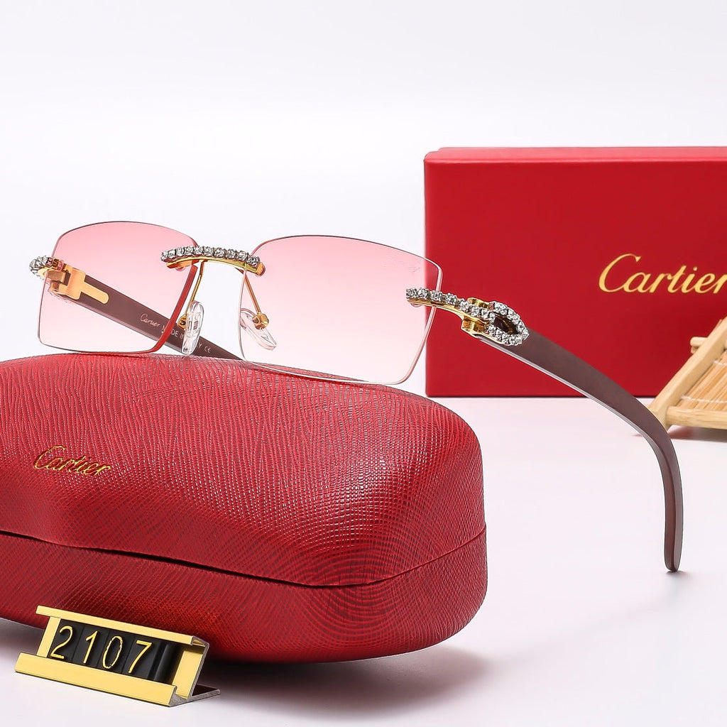 6 colors new style sunglasses for men and women 2107