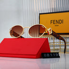 New curved nylon high-definition lens sunglasses, half-frame design shows elegance