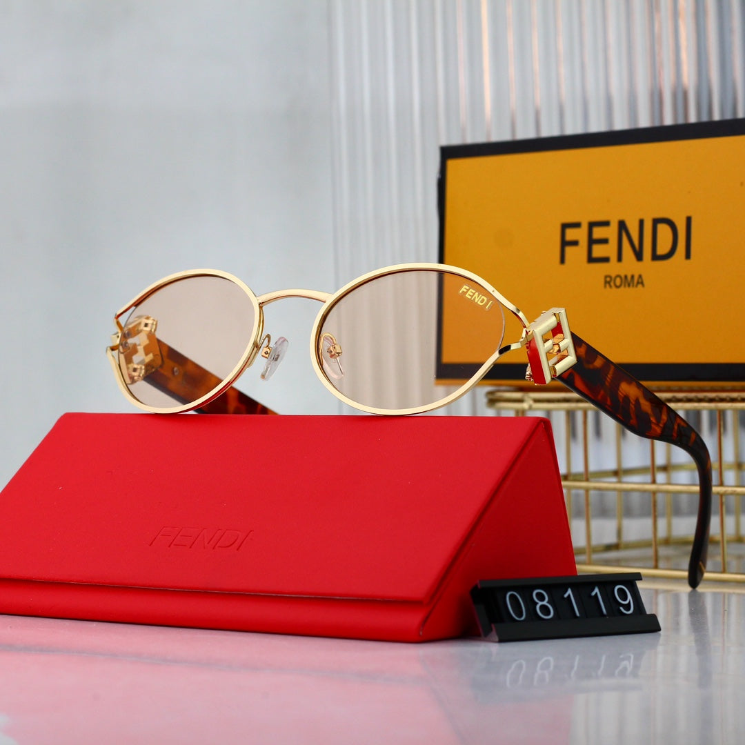 New curved nylon high-definition lens sunglasses, half-frame design shows elegance