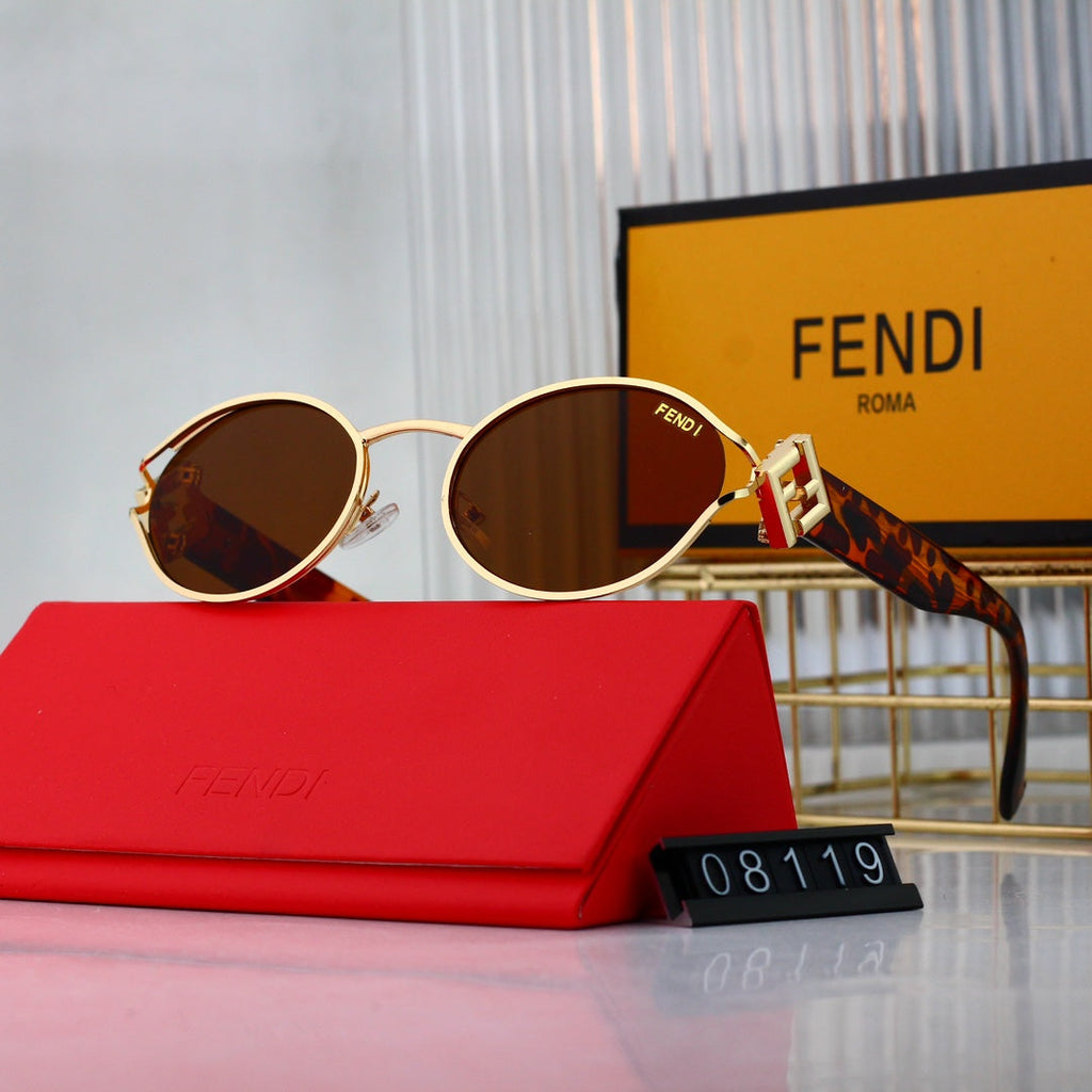 New curved nylon high-definition lens sunglasses, half-frame design shows elegance