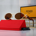 New curved nylon high-definition lens sunglasses, half-frame design shows elegance