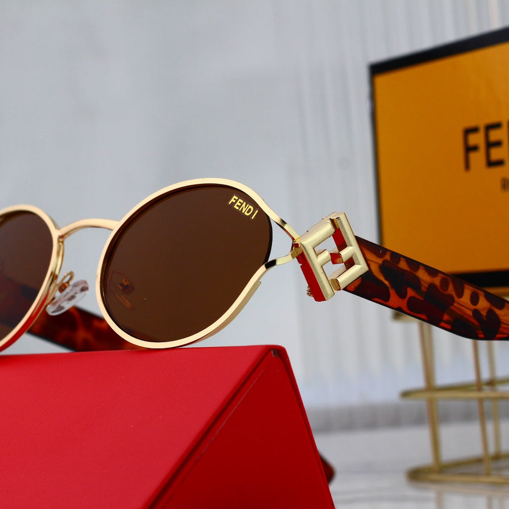 New curved nylon high-definition lens sunglasses, half-frame design shows elegance